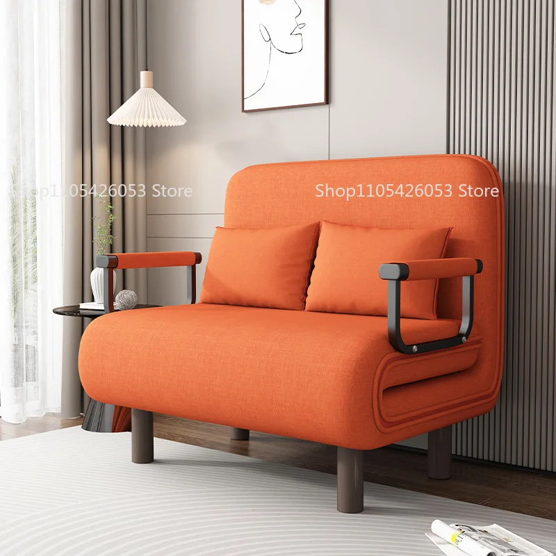 The new multi-functional comfortable sofa is simple and multi-color soft and breathable foldable soft sofa bed