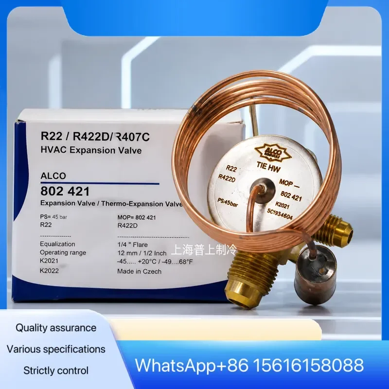 Original Emerson Expansion Valve TI-HW TIE-HW TIE-SW TI-SW for Cold Storage Air Conditioning Refrigeration System Sensor
