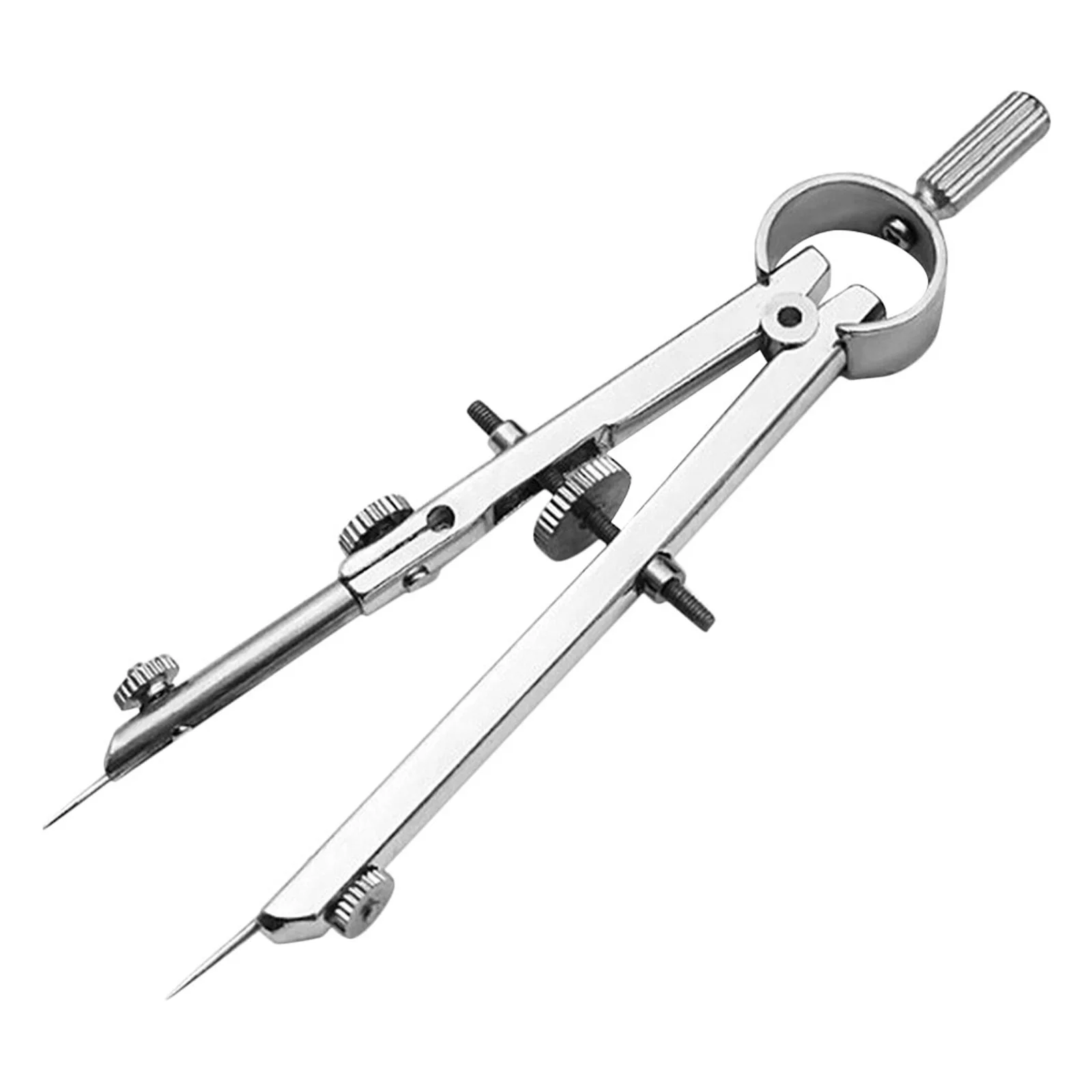 

Multi-Function Metal Spring Compass Portable Geometry Tool For Art Design Accurate Drawing Reusable Case