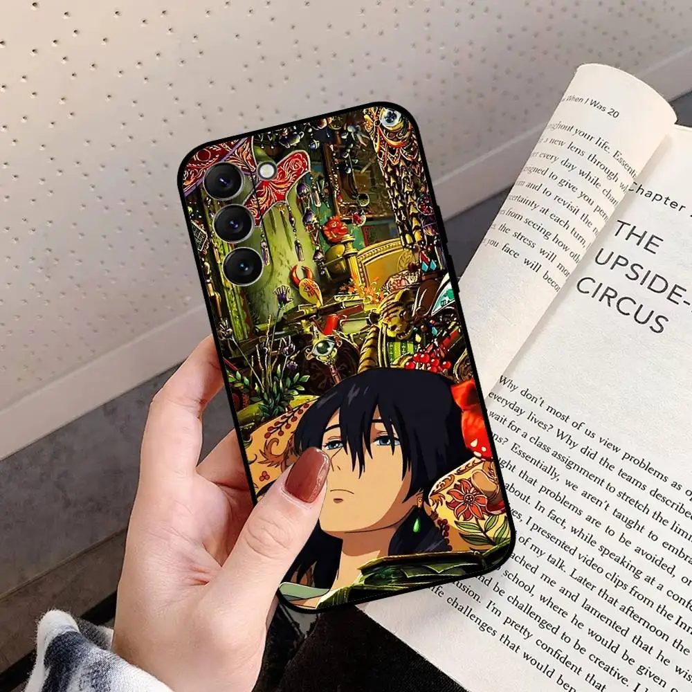 Anime G-Howls M-Moving CastleS Phone Case For Samsung S24/S25/S22 S30/A51 52/Lite/Ultra/5G/Plus/FE - Slim Shockproof Black Prot