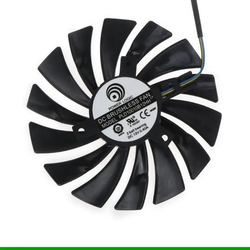 U55C 2PCS 95 мм PLD10010S12HH Вентилятор VGA для MSI 980TI 980 970 960 950 R9 380 R9 390 Охлаждение графической карты 4PIN