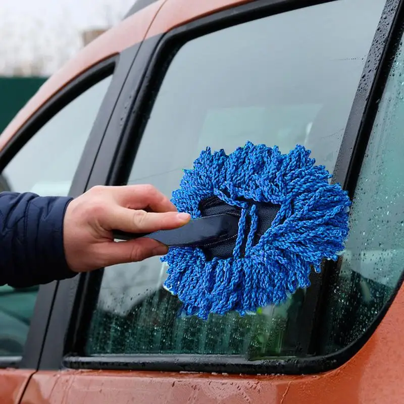 

Пылесос для салона автомобиля, мягкая микрофибра, пылесос для приборной панели автомобиля, износостойкая эргономичная ручка, универсальный инструмент для пыли