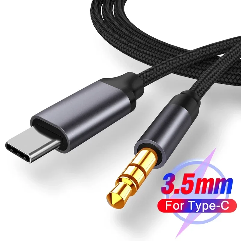 

USB Type C AUX Cable Jack 3.5mm Audio Cable Usb C Adapter for Samsung Huawei Xiaomi Car Headphone Speaker Aux Cord Universal New