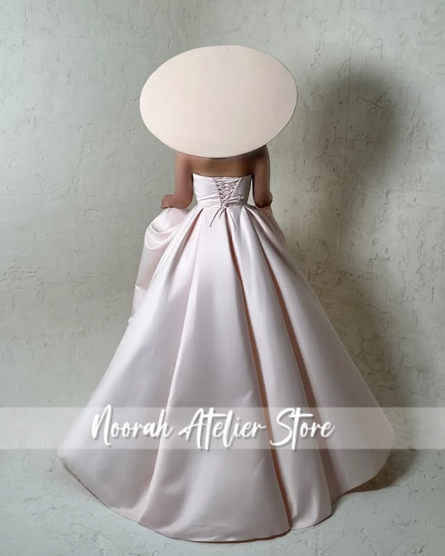 Bebé Rosa sin tirantes con cuentas de lujo de alta calidad vestidos de noche para mujer 2025 hendidura Aline vestido de fiesta largo de boda personalizado