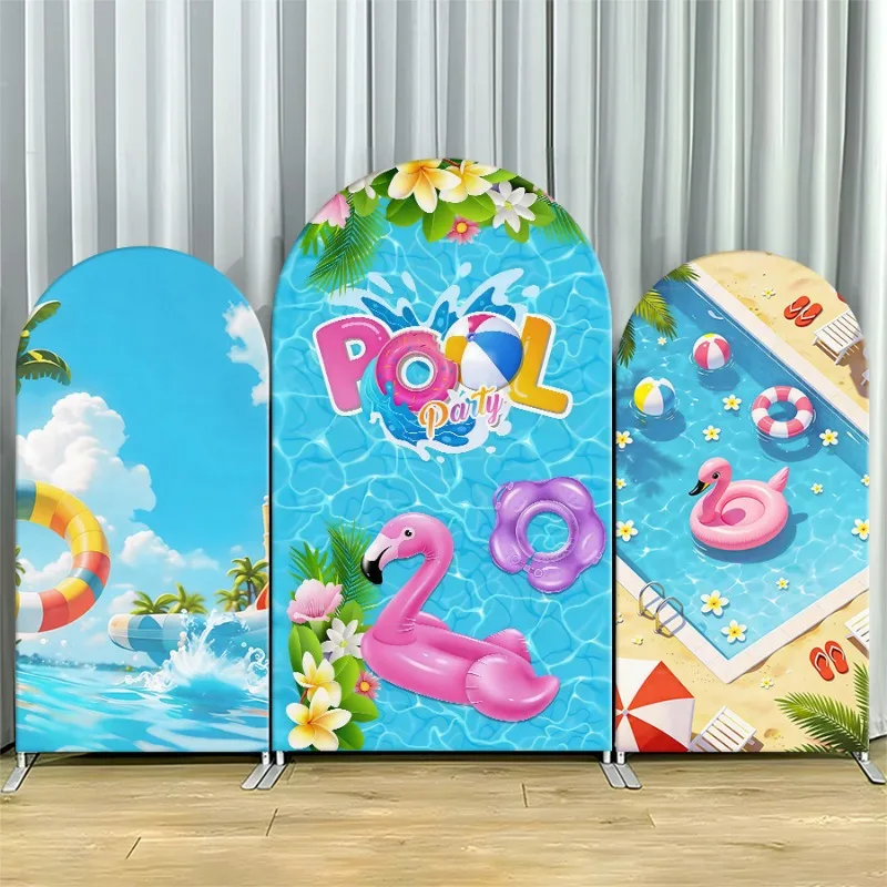 

Arch Backdrop Cover Single Side Pirate Treasure Ship Party Decoration Photo Booth Background Event Supplies Celebration Props