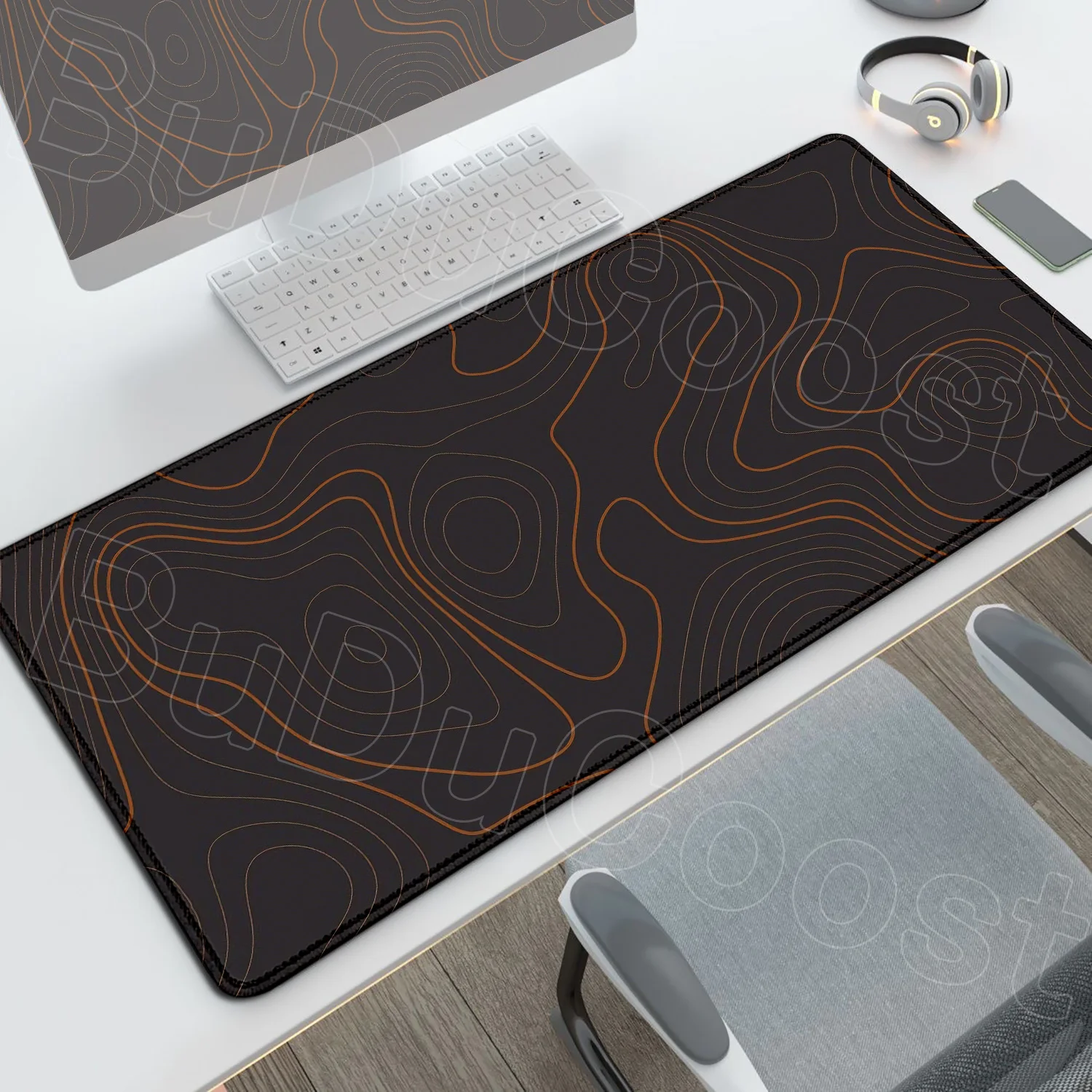HD Contour terrain New Mousepad pc accessories desk mat game tapis de souris 900x400MM mousepad desk organizers desk accessories