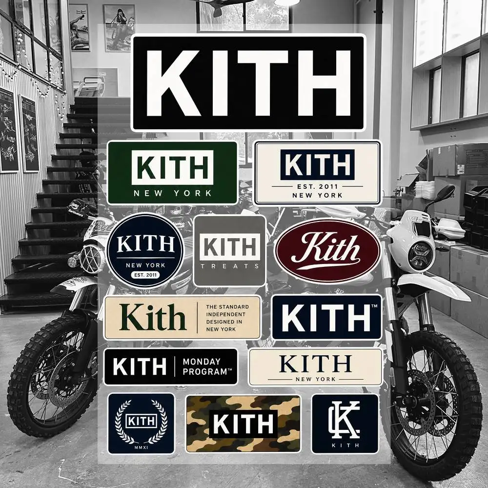 K-I-tH- Ästhetische Graffiti Wasserfeste PVC-Aufkleber für Auto Motorrad Skateboard Helm Notizbuch