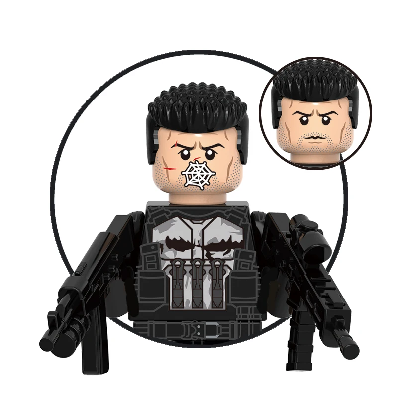 TV3237 GH0231 Comic Spiderman Mini Action Figures Model Building Blocks Spider-Man Brand New Day Punisher Jean Grey Bricks Toys view 3