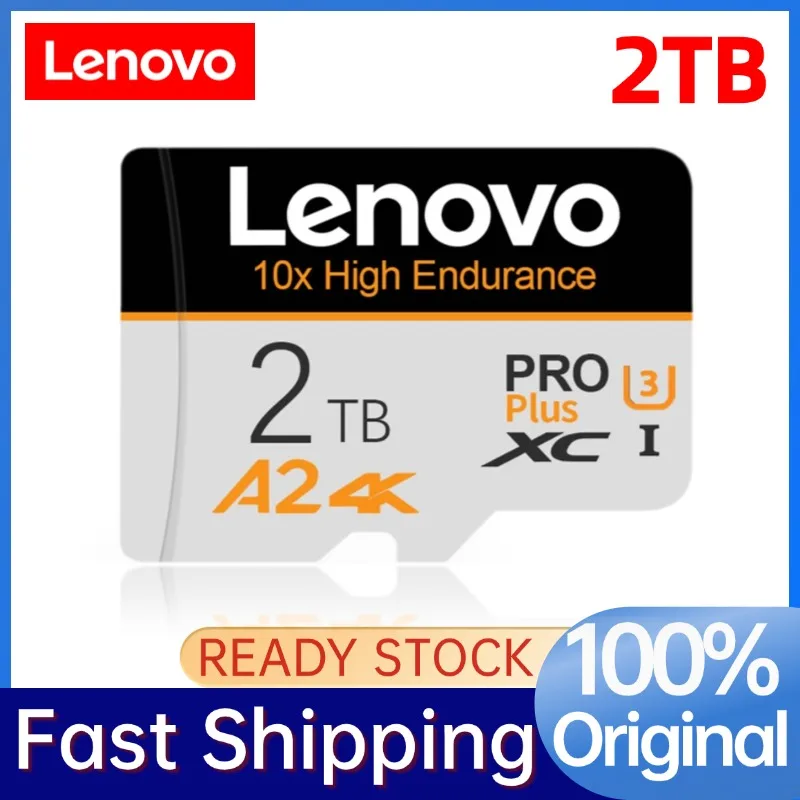 เดิม Lenovo SD TF การ์ดหน่วยความจํา 1TB Micro TF Mini SD การ์ด 256GB 512GB 128GB 64GB 32GB สําหรับโทรศัพท์/คอมพิวเตอร์/กล้อง Dropshipping