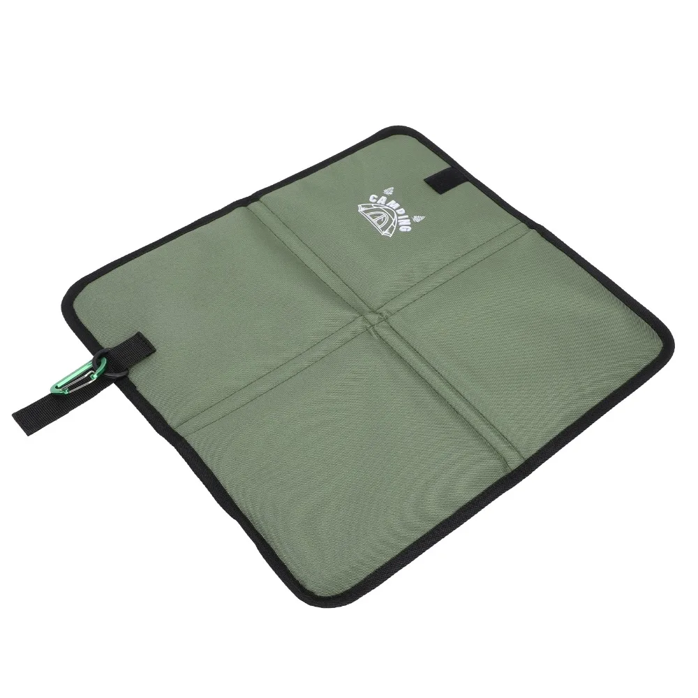 2 Pcs Oxford Fabric Foldable Sitting Pad Compact Lightweight Rainproof Seat Mat With D-loop Outdoor Camping Cushion