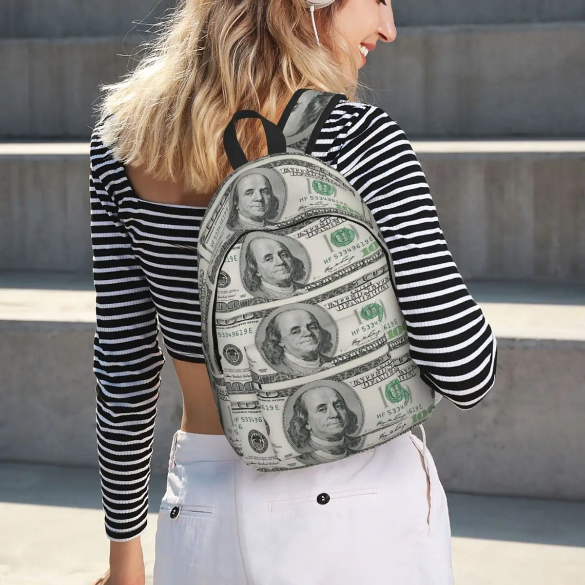 Dollar Student Backpack School Bag Hiking Travel Daypack for Boys Girls Bookbag Shoulder Bags