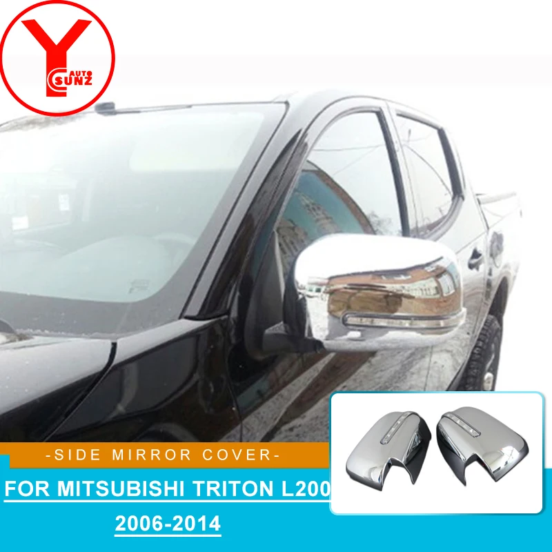 

Накладка на боковое зеркало заднего вида для Mitsubishi Triton L200 2006 2007 2008 2009 2010 2011 2012 2013 2014