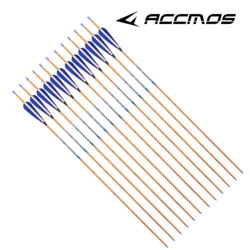 6/12pcs Pure Carbon Arrow ID4.2mm 31inch Spine 600 700 800 Shafts With Wood Skin Archey Shooting Hunting Accessory