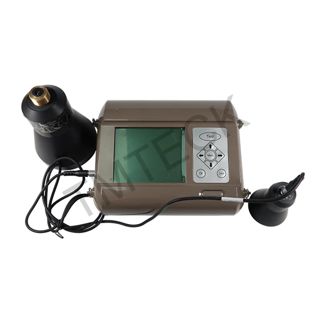 TMLC-A concrete thickness gauge is composed of signal transmit, connector, signal processing, and display