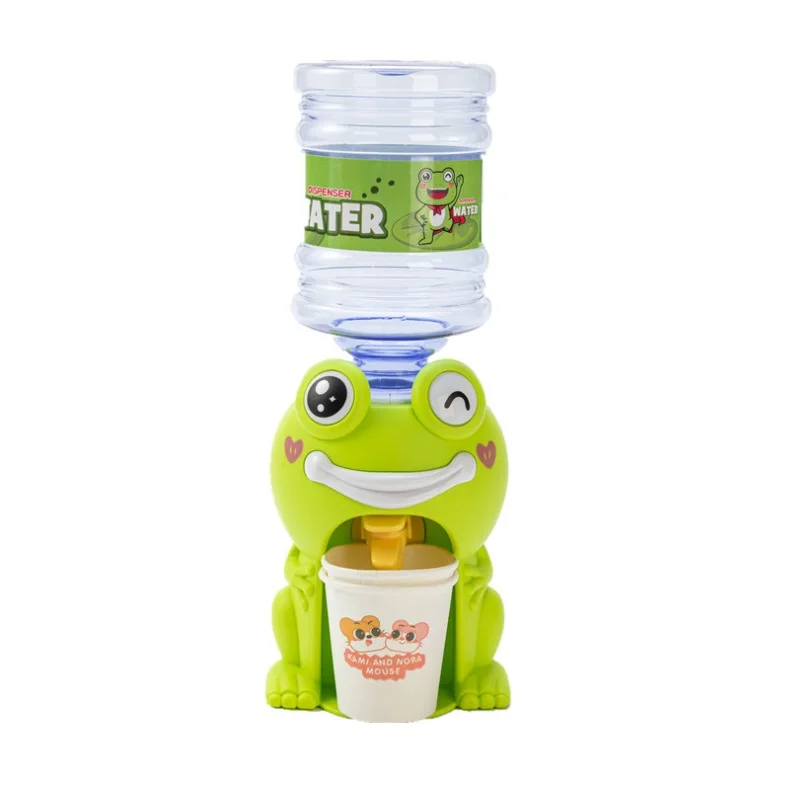 การ์ตูนตู้น้ําของเล่นเด็กครัวบทบาทเล่นจําลองการไหลของน้ําปลอดภัยวัสดุสําหรับเด็กอายุ 3-6 ปี