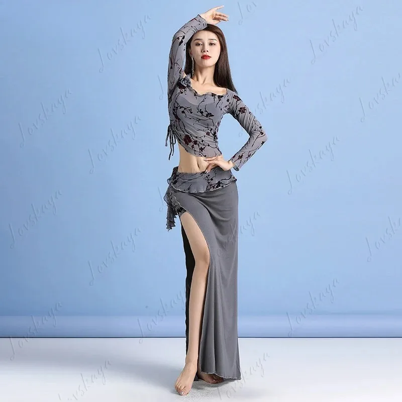 

Костюм для танца живота, сексуальное платье с принтом, женский костюм