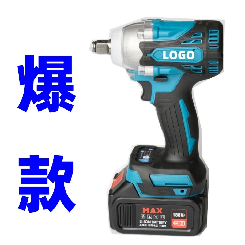 

Бесщеточный электрический ключ, зарядный ключ, электрическая воздушная пушка с высоким крутящим моментом, внешняя торговля, ключ для литиевой батареи, ударный электрический W