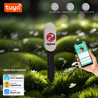 Tuya Smart Life Zigbee Soil Moisture Tester Meter Hygrometer Temperature Soil Sensor For Home Garden Automation Irrigation