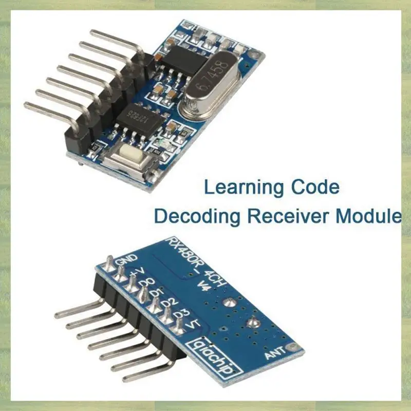 N15R-2X Wireless RX480E-4WQB 433Mhz RF Module Transmitter And Receiver 3 Sets 4 Channel Output Link Kit For Remote Control