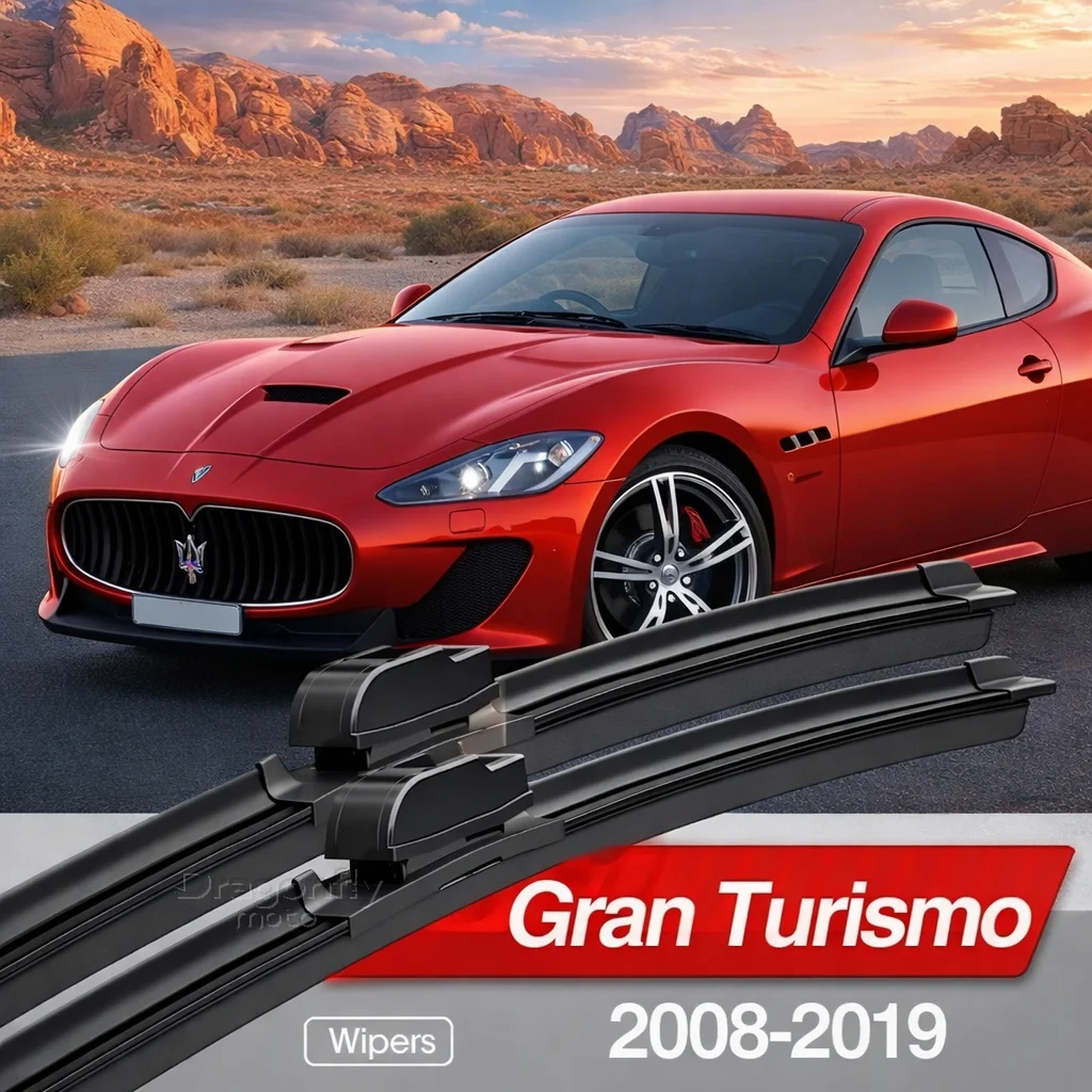 

Front Windshield Wiper Blades 2pcs Windscreen Window Accessories 2009 2012 2014 2016 2018 For Maserati Gran Turismo 2008-2019