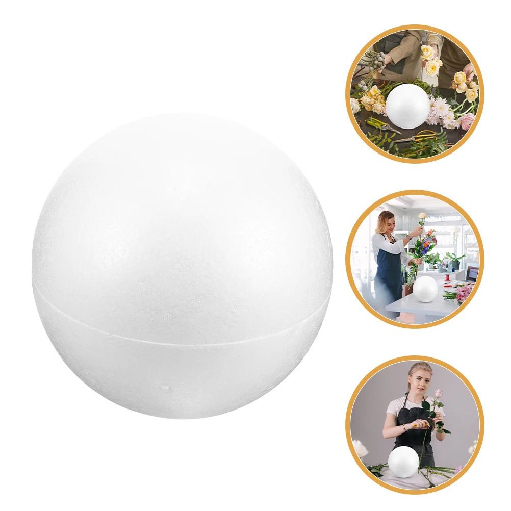 

Ball White Large Craft Balls Diy Party Decorations Wedding Baby Shower Centerpieces Thick Round Craft Spheres For Handmade