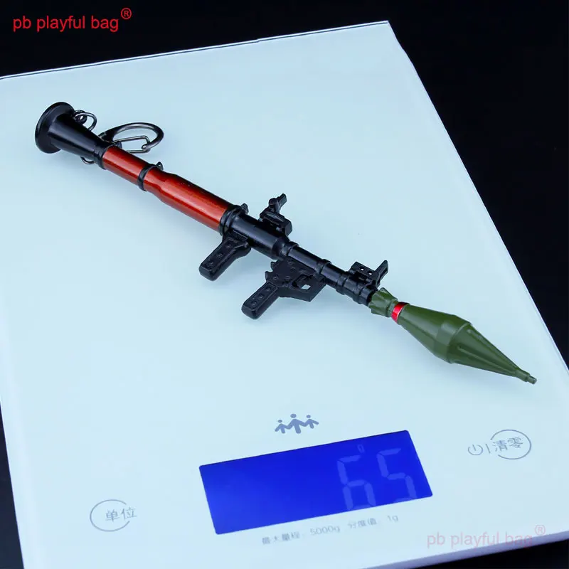 18cm RPG7 Rocket Launcher action Figures Mini Metal Equipment Model CS Toy Accessories Boys' Toys Decorative Ornament Gift HG278