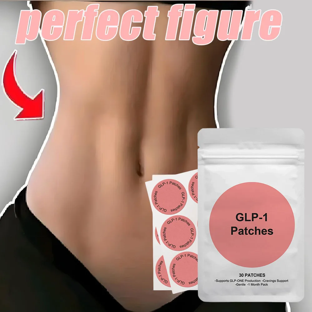 

GLP-1 body care patch provides long-lasting deep care for body health show body curves and daily invisible circular patches