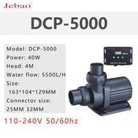 Jebao Adjustable Sump Return DC Water Pump DCP-4000 DCP-5000 DCP-6000 DCP-8500 Series Super Quiet Energy for Aquarium Fish Tank