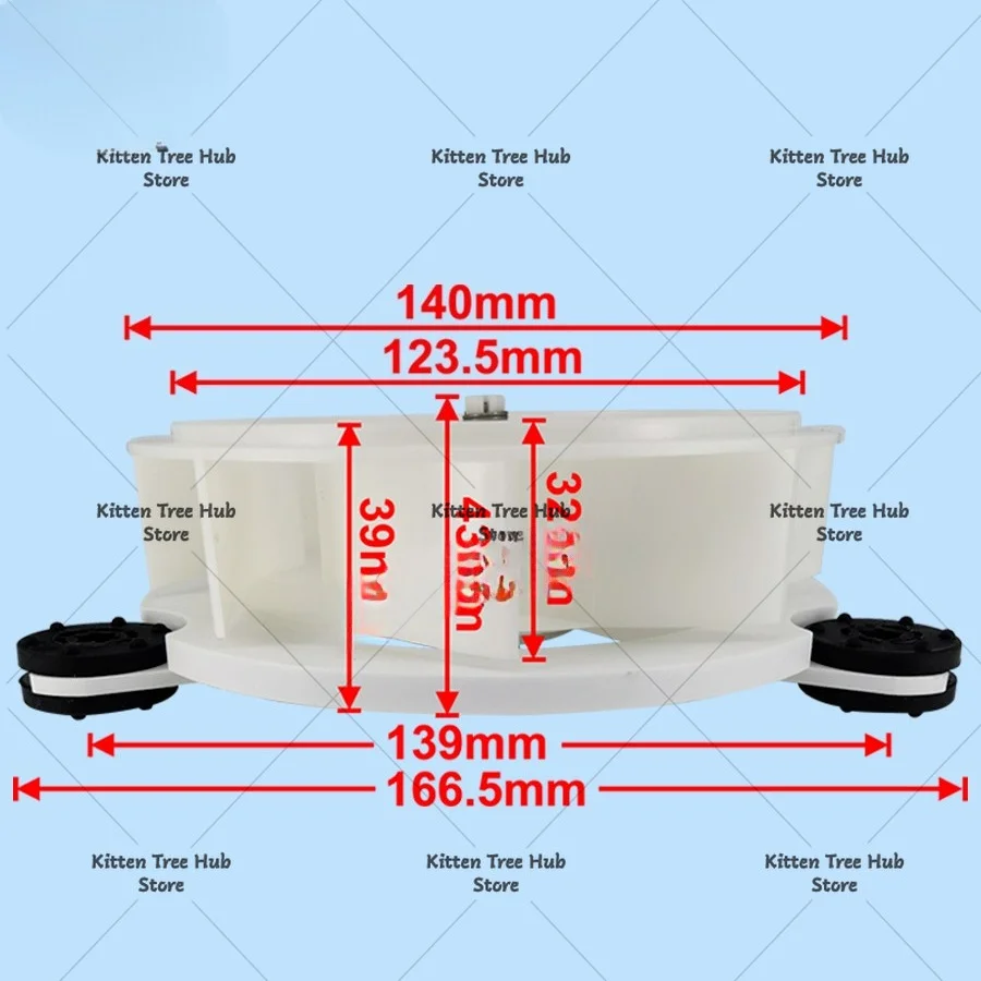 Suitable for freezer fan fan ZWF-32-140 SQ6.395.052 DC12V