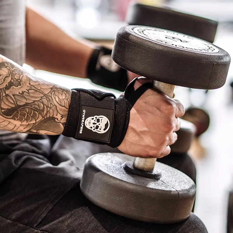 Contraband Black Label Weight Lifting Wrist Wraps - Competition Grade Support For Powerlifting & Bodybuilding