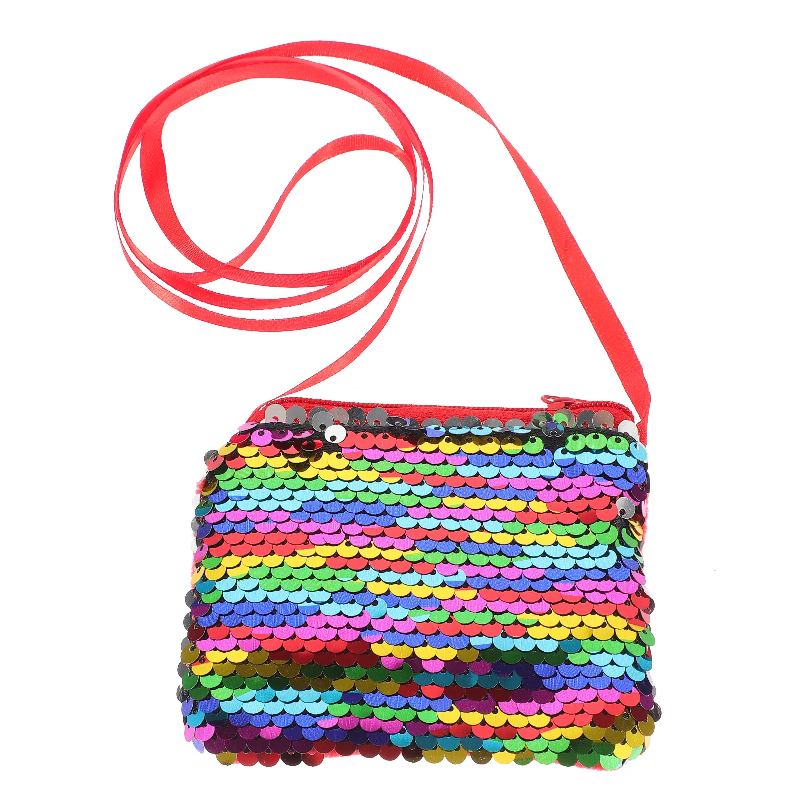Bolsa crossbody pequena de lantejoulas alça de ombro única bolsa de mudança elegante para mulheres festa uso ao ar livre