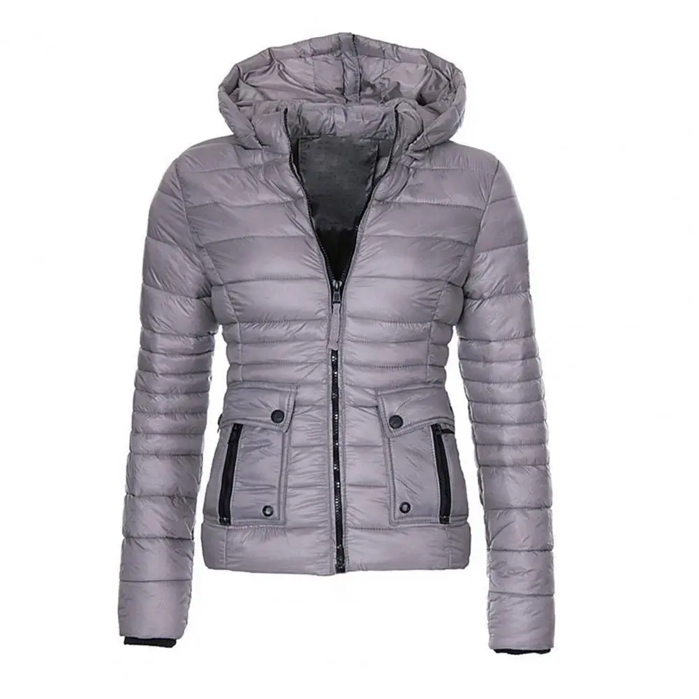 2023 Katoen Gewatteerde Parka Vrouwen Jas Winterjas Lange Warme Parka Capuchon Herfst Winter Verdikte Slim Fit Uitloper Korte Jas