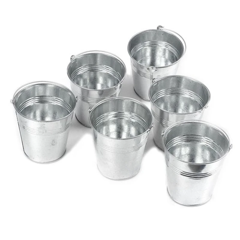 ถังโลหะขนาดเล็กแบบพกพา20ชิ้นกระถางดอกไม้แจกันกล่องลูกอมน่ารักสำหรับงานแต่งงานงานเลี้ยงตกแต่งบ้าน