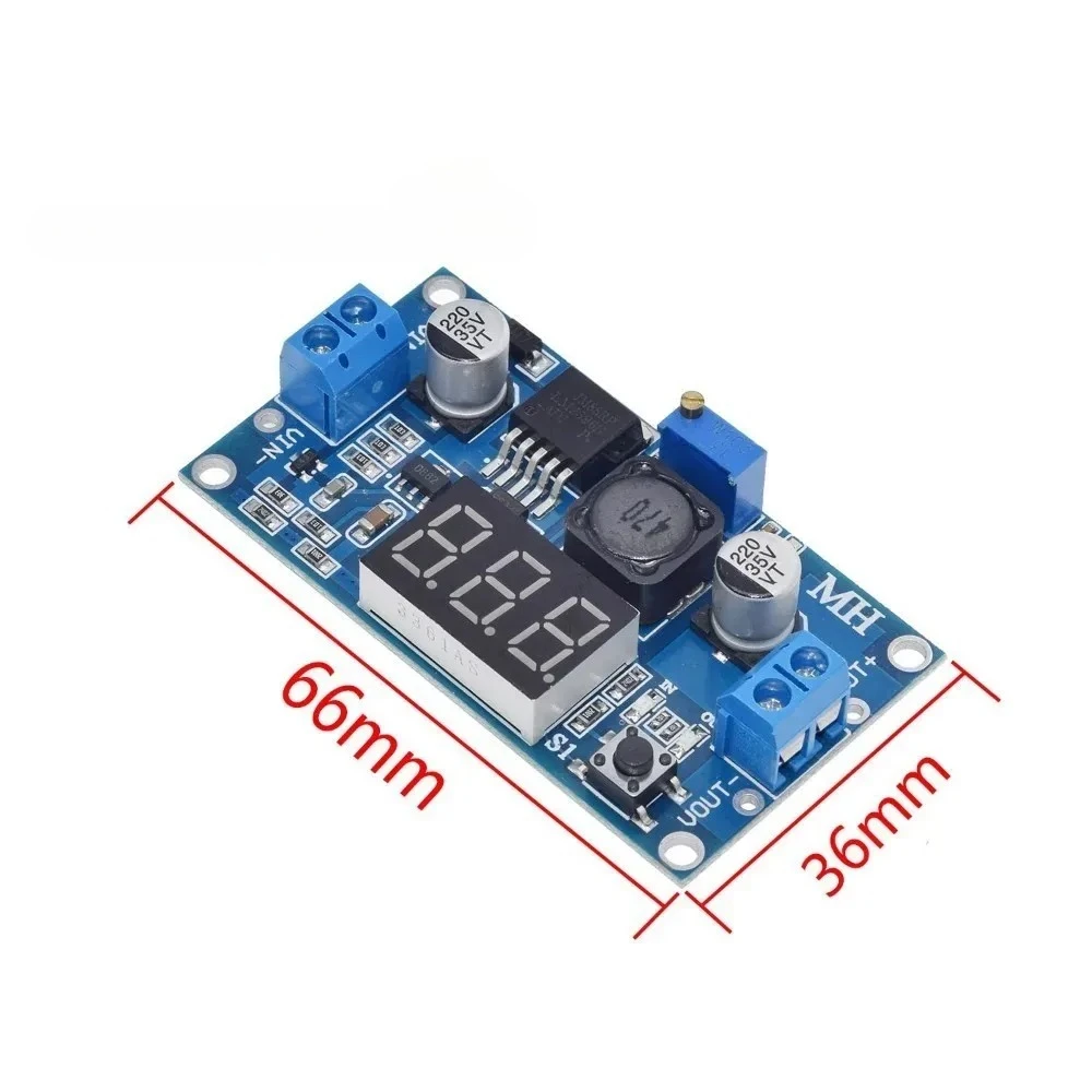 1/5/10/20PCS LM2596 LM2596S power module + LED Display DC-DC adjustable step-down power supply module with digital display