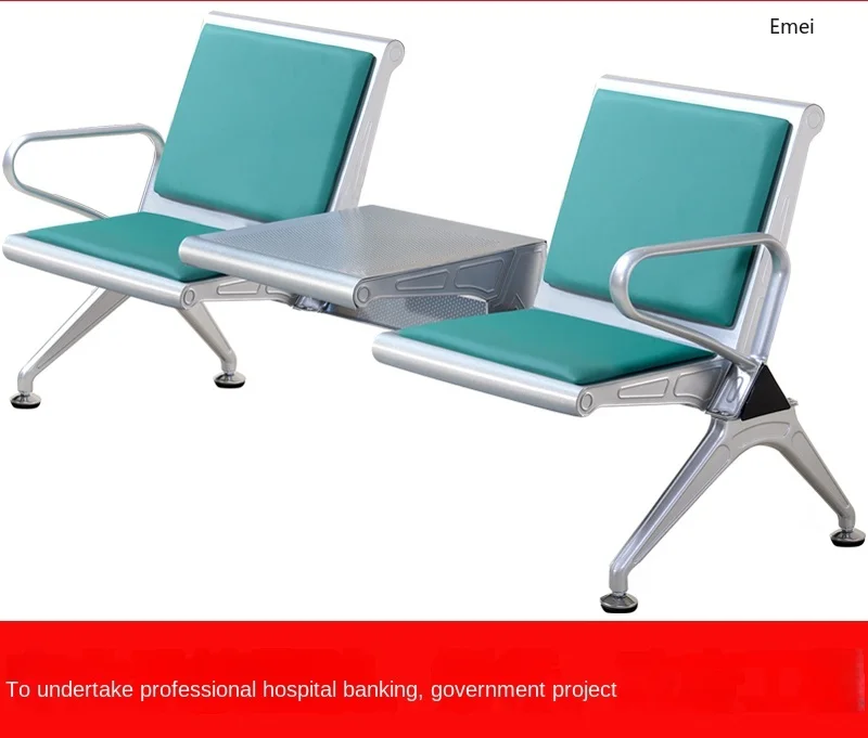 Thickened 2-Seat Tea Table Row Chairs Public Rest Tea Cup Chair