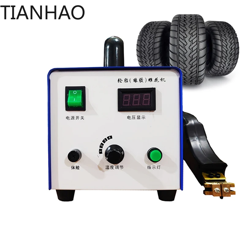 Digital Tire Regroover Automobile Tire Rubber Engraving Machine Truck Car Rubber Tyres Grooving Electric Rubber Cutting Machine
