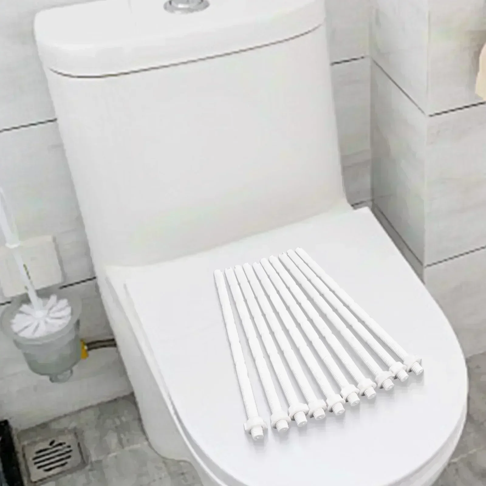 

Набор из 10 регулируемых стержней для смыва унитаза из гладкого пластика для простой установки и эффективной промышленности смыва