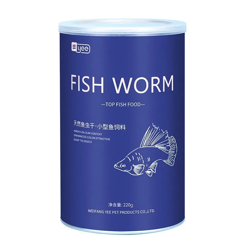 Acuario Comida para peces Agua seca Pulgas Guppy Verme de pescado Primera mordida 1280ML