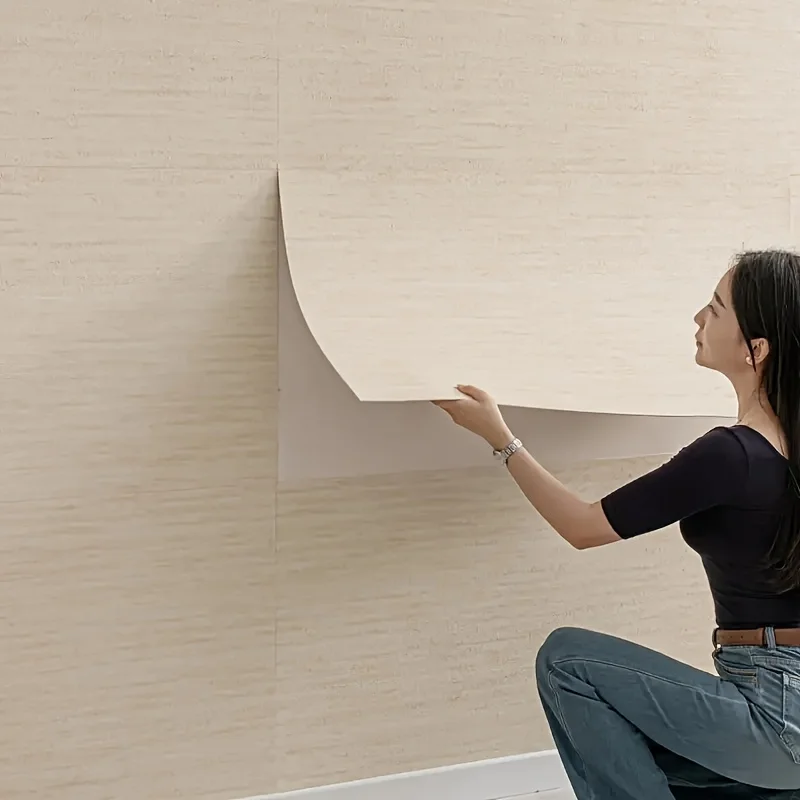 Soft Rock Texture Faux Travertine Wall Sticker Moisture-proof Flexible Slate Stone Self-adhesive Wall Papers Interior Decorate