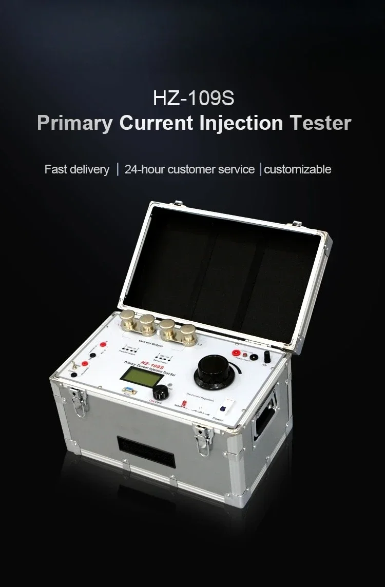 Hot sale Huazheng  Three Phase  2000a Primary Current Injector Tester Hz-109s Current Primary Current Injection test Set made in