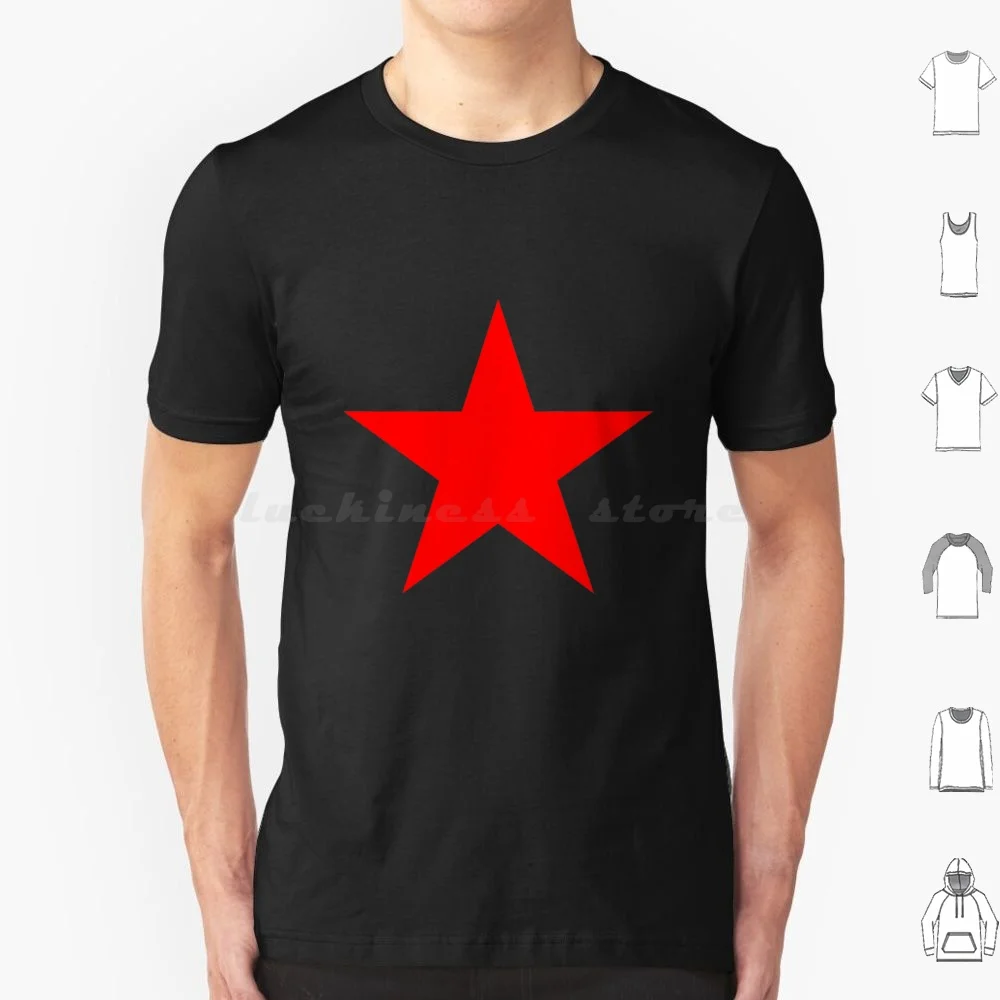 Communist Red Star T Shirt Big Size 100% Cotton Woke Anti Woke Political Cancel Culture Anti Stay Woke Politics Not Woke