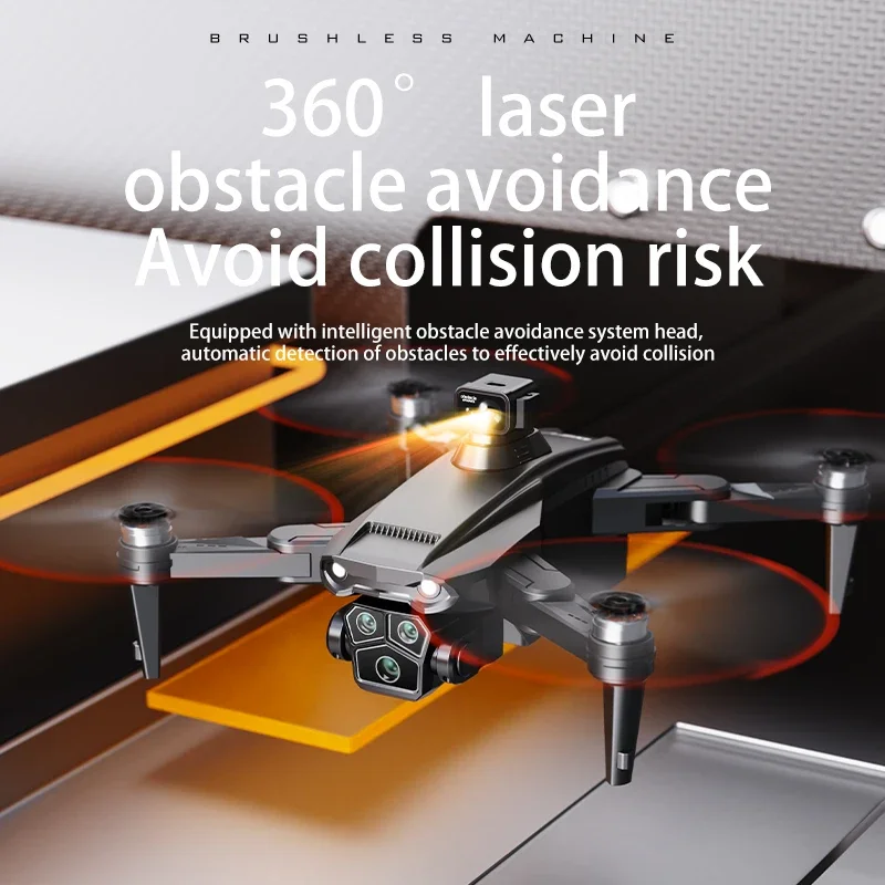 L103 MAX RC Drone 8K HD Camera WIFI FPV Obstacle Avoidance Brushless Motor 5G WIFI FPV Quadcopter Helicopter Drones Gift Toy