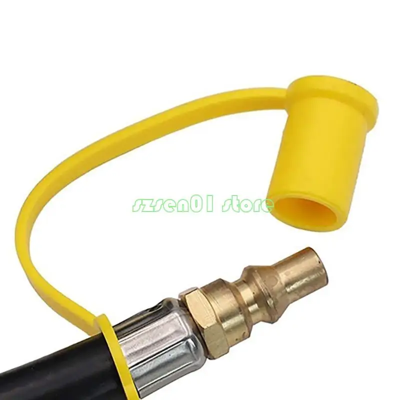 

G32A Гибкий 5 -футовый пропановый шланг -шланг Пол перевернутый мужской вспышки прочный пластик, удобный для легкого подключения