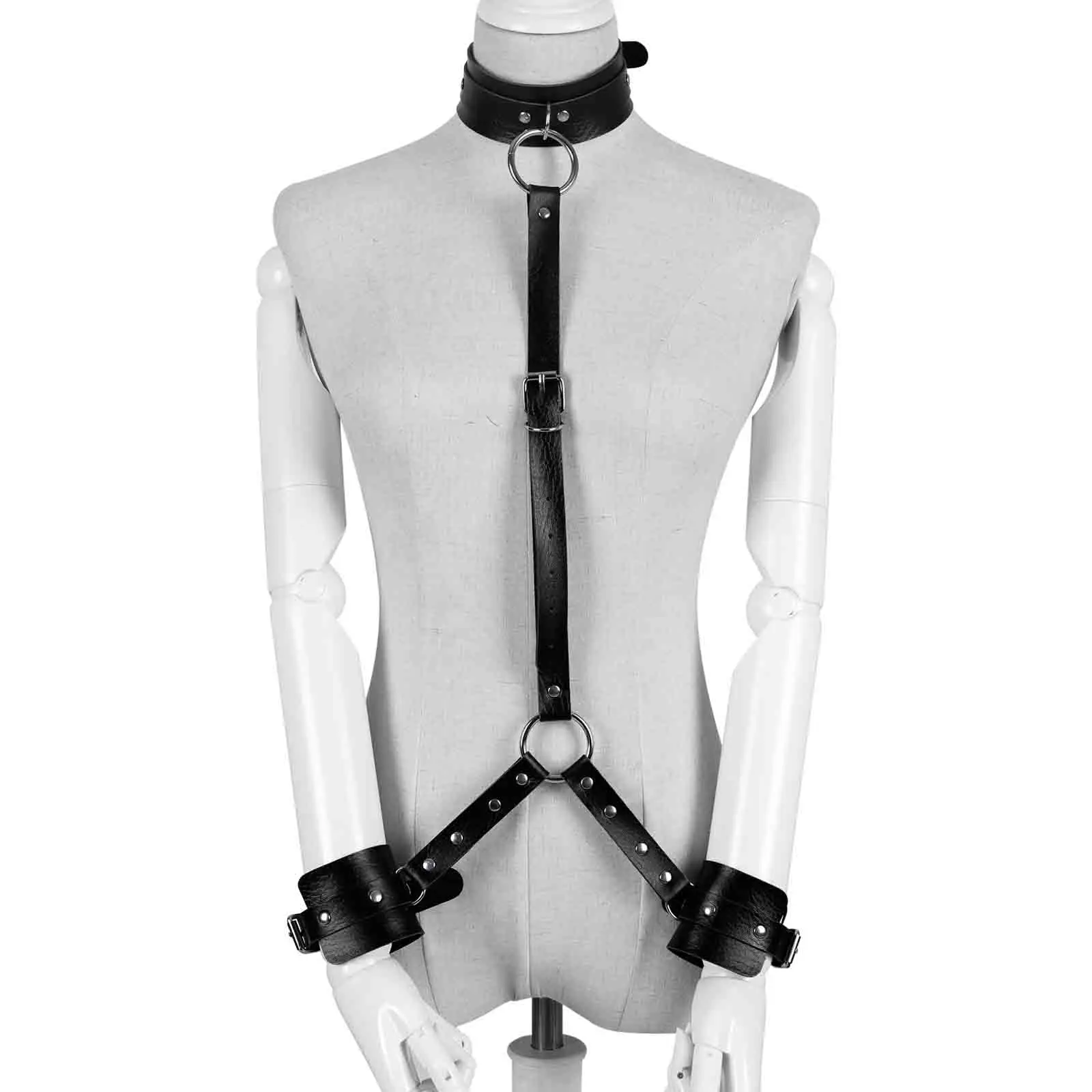 

Sexy Top Corp Belt Loop Leather Wristband Harness Belts Stockings Erotic Underwear Sexy Lingerie Bondage Leather Leg Strap