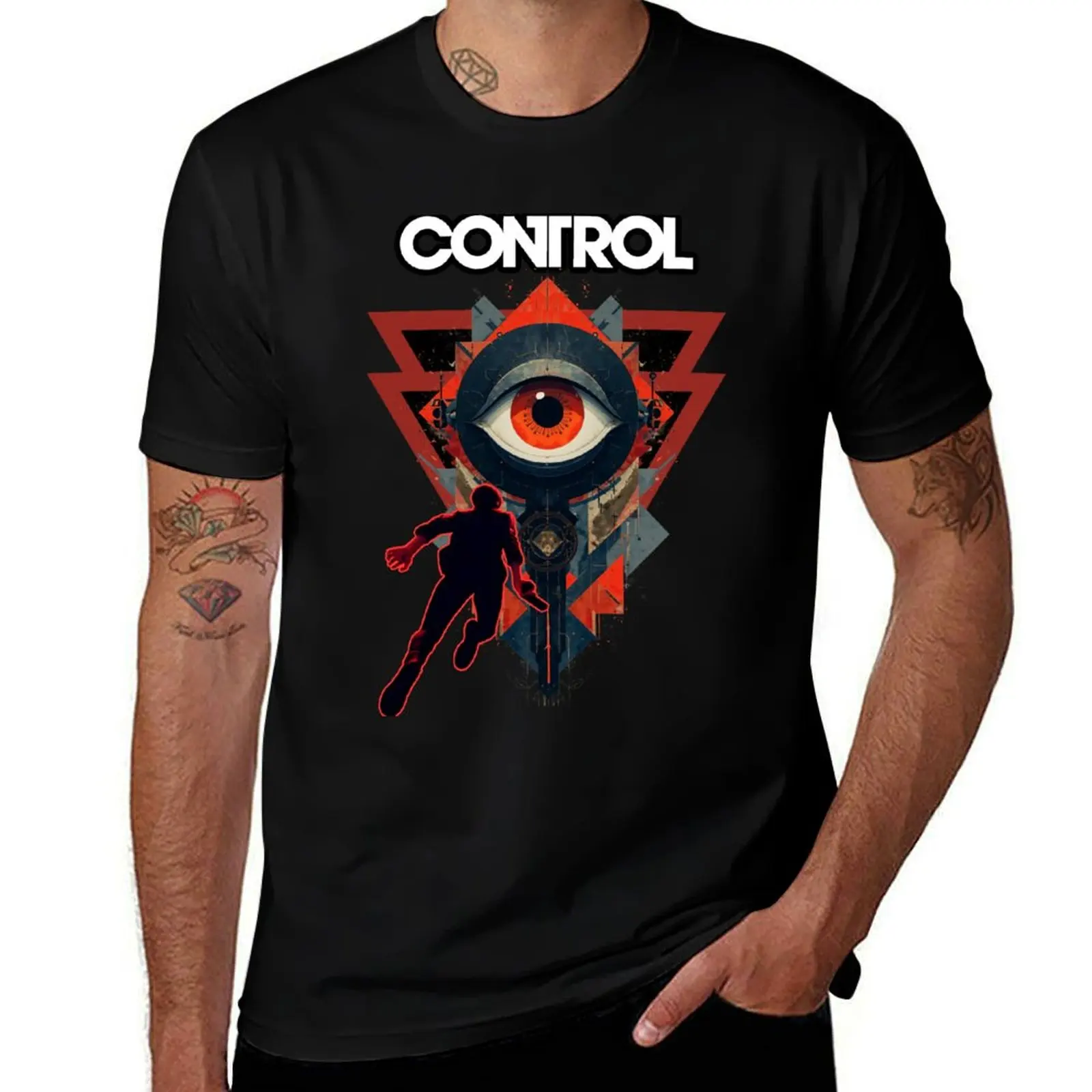 

Футболка Jesse/Control, бутик одежды на день Святого Валентина, заготовки, летняя рубашка, хлопковые мужские футболки, мужские футболки с рисунком, большие и высокие