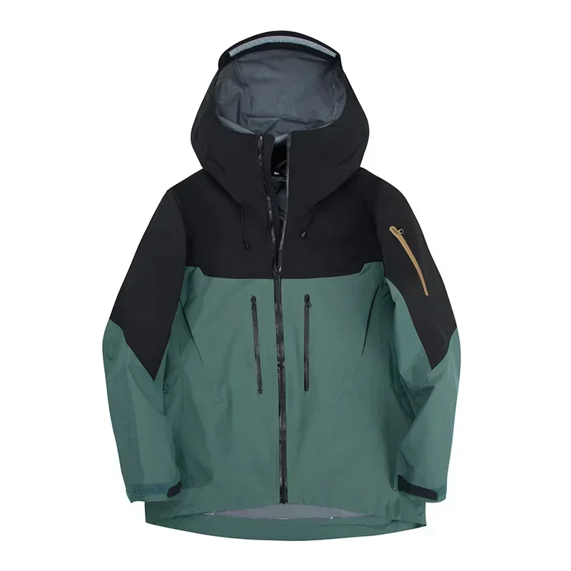 Men  New High-Quality Fashion Three Layer Outdoor Waterproof Windbreaker Hiking Ski Jackets Women High Quality  Camping Coat