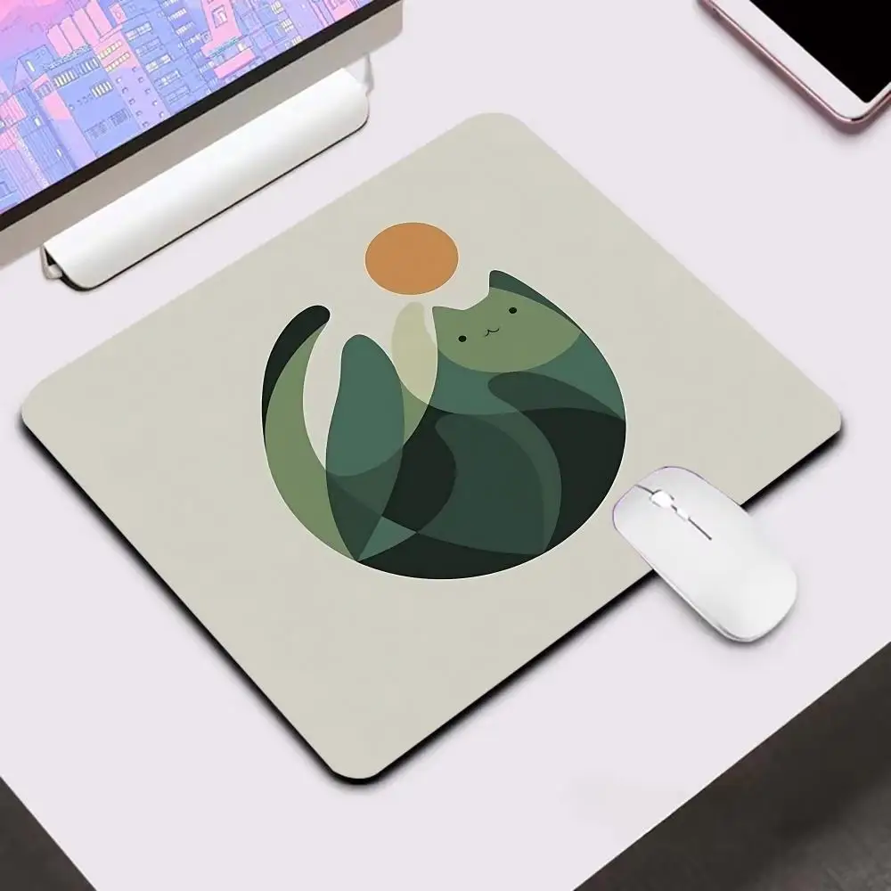 

Cat Plant Mouse Pads Gaming Mousepad Gamer Mouse Mat Keyboard Mats Desk Pad 40X45cm Office Mousepads XXL For Computer