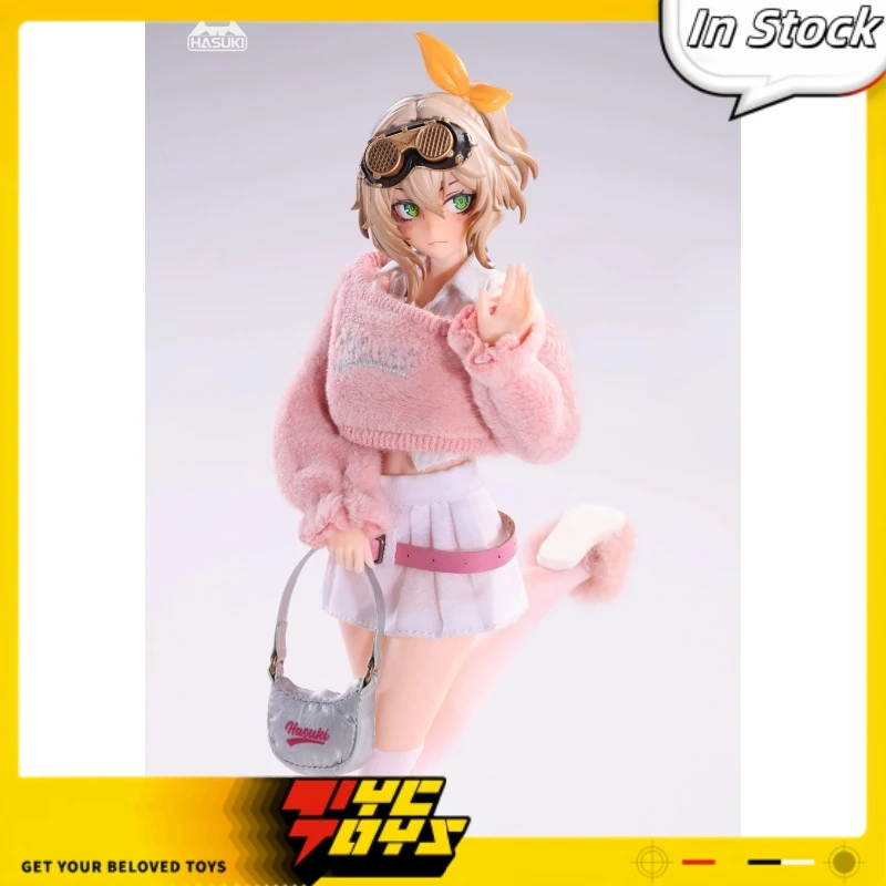 

TYCTOYS In Stock HASUKI CS020 1/12 Pink Hot Girl Set Clothing Bag 6-inch Dress Accessories Action Figure Model Toys Gifts