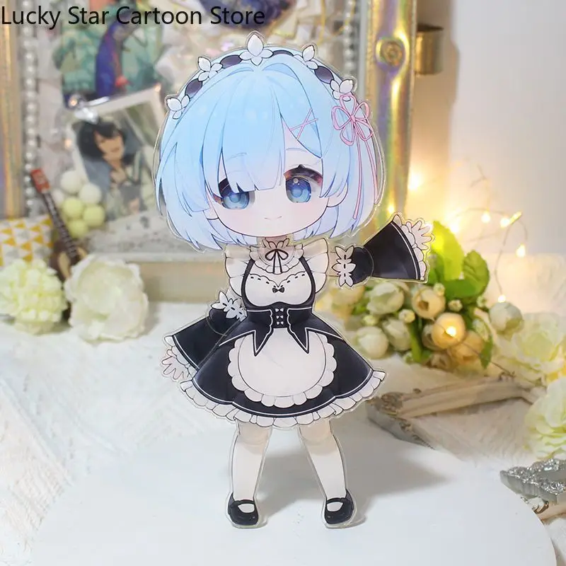 Rem Re:Life in a different world from zero Movable Paperman Acrylic Stand Decor Fans Gift Cosplay Halloween Game Collection - view 4