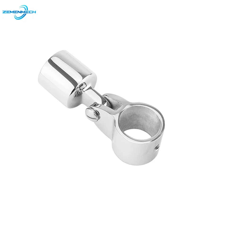 316 Stainless Steel Boat Bimini Top Fitting Slide Cap Slide Sleeve Pipe Eye End Cap Jaw Slide Clamp External Eye End Canopy Tube